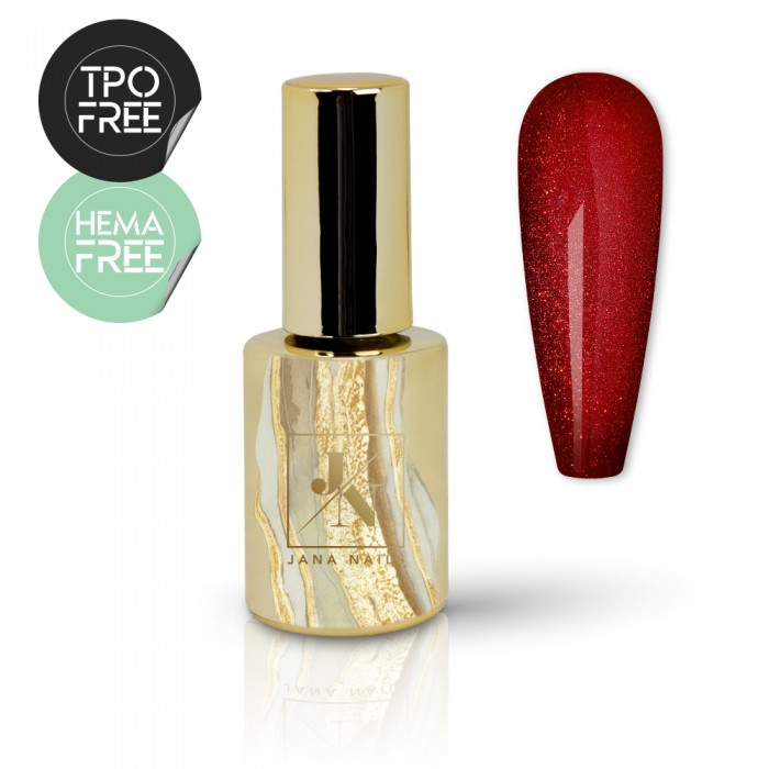  J.-Laque #295 Red Moonrise Cat Eye - 10ml