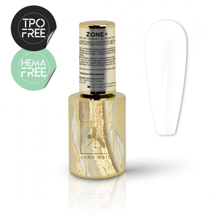  J.-Laque Zone+ Ultra White gel polish - 10ml