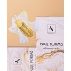 JN Gold Butterfly Paper Forms - 100pcs