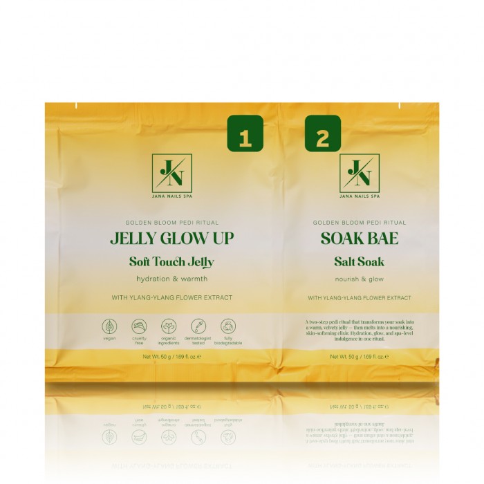 Golden Bloom - Jelly pedi ritual 2x50g Golden Bloom - Jelly pedi ritual 2x50g