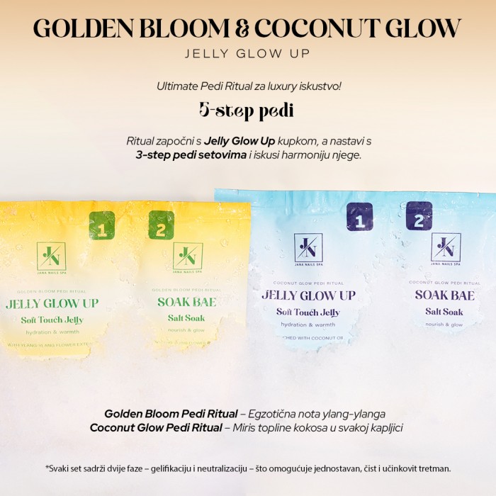 Coconut Glow - Jelly pedi ritual 2x50g