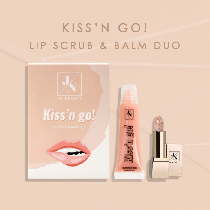 Kiss 'n go lip scrub & balm duo
