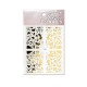 Nail Stickers - Animal Print No5 Gold