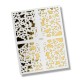 Nail Stickers - Animal Print No5 Gold