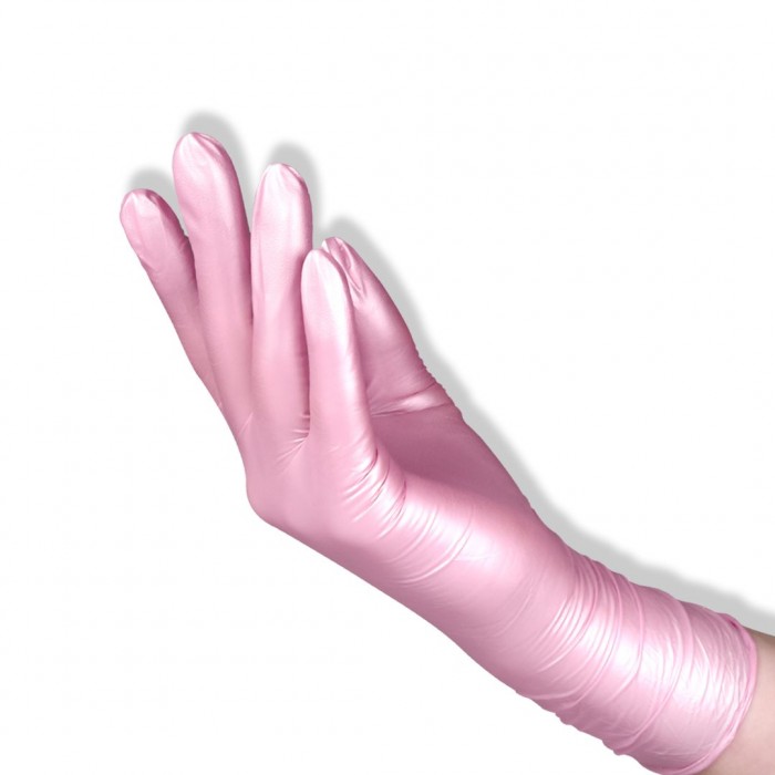 Γάντια Νιτριλίου Perla Pink S - 100pcs/pack
