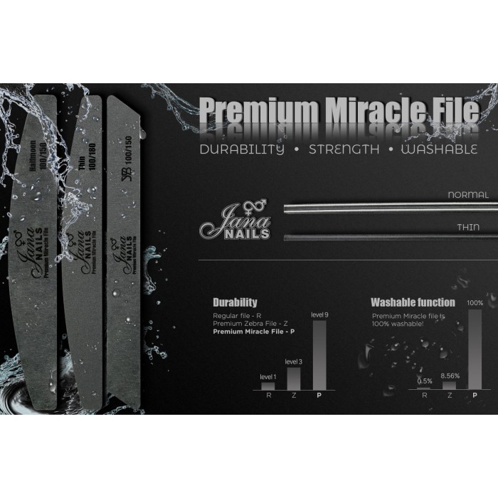 Premium Miracle File Thin 100/180