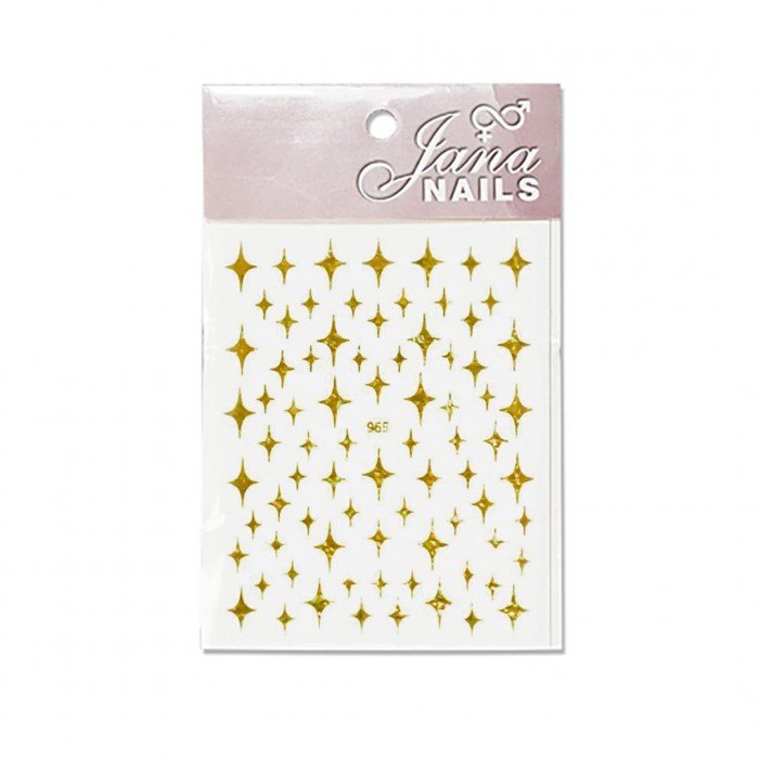 Nail Stickers Stars - Holo Gold