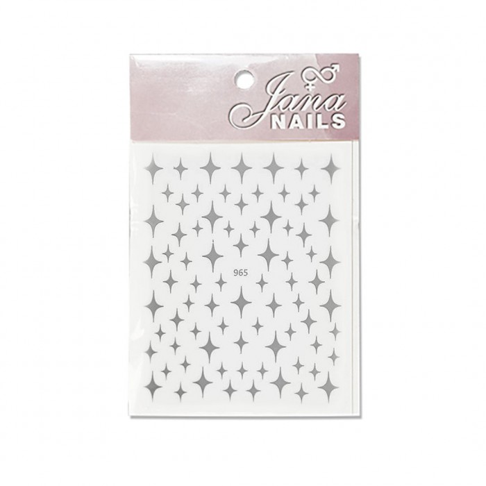 Nail Stickers Stars - Silver